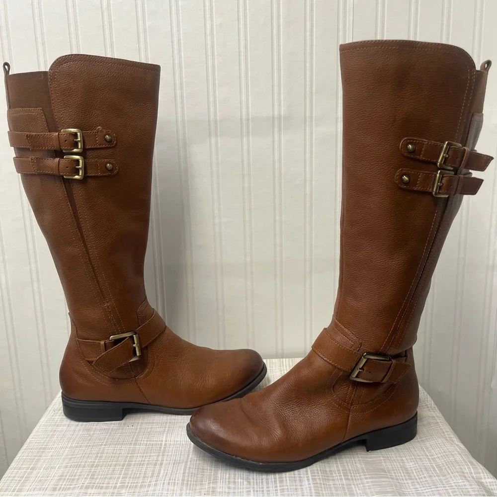 Naturalizer Tan to the Knee Boots